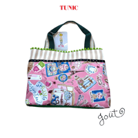 TUNIC【フレンチトラベルプリントシリーズ ミニバッグ】 PI/BU