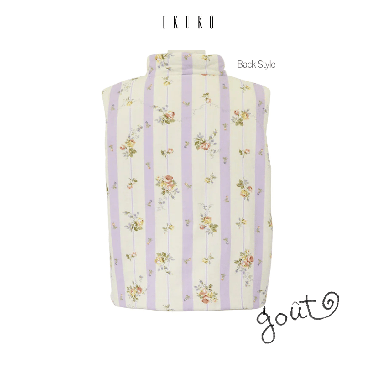IKUKO 花柄 ベスト サイズ2