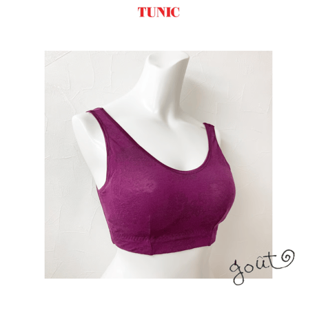 TUNIC【ソフトブラ モダールメッシュ/プレミアムスムージー】 M-L