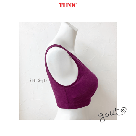 TUNIC【ソフトブラ モダールメッシュ/プレミアムスムージー】 M-L