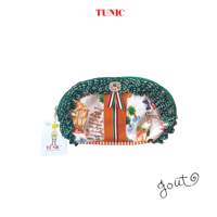 TUNIC【タフタ転写プリント エスパーニャバケーション ポーチ】 IV