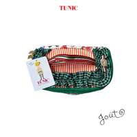 TUNIC【タフタ転写プリント エスパーニャバケーション バニティポーチ】 IV