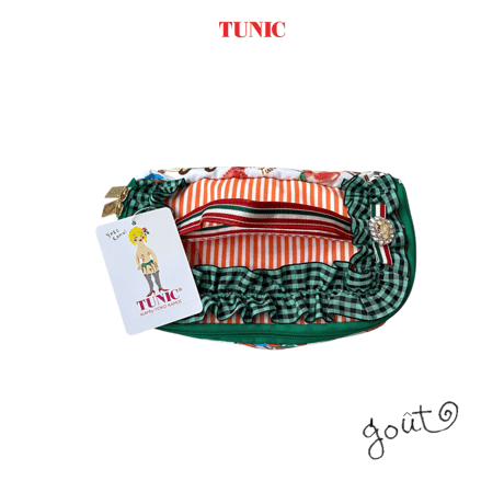 TUNIC【タフタ転写プリント エスパーニャバケーション バニティポーチ】 IV