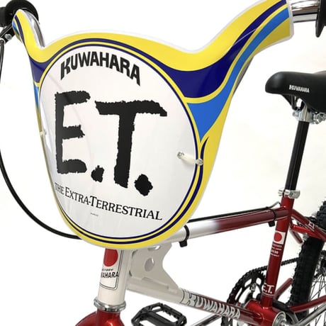 KUWAHARA"E.T." Old School Number Plate