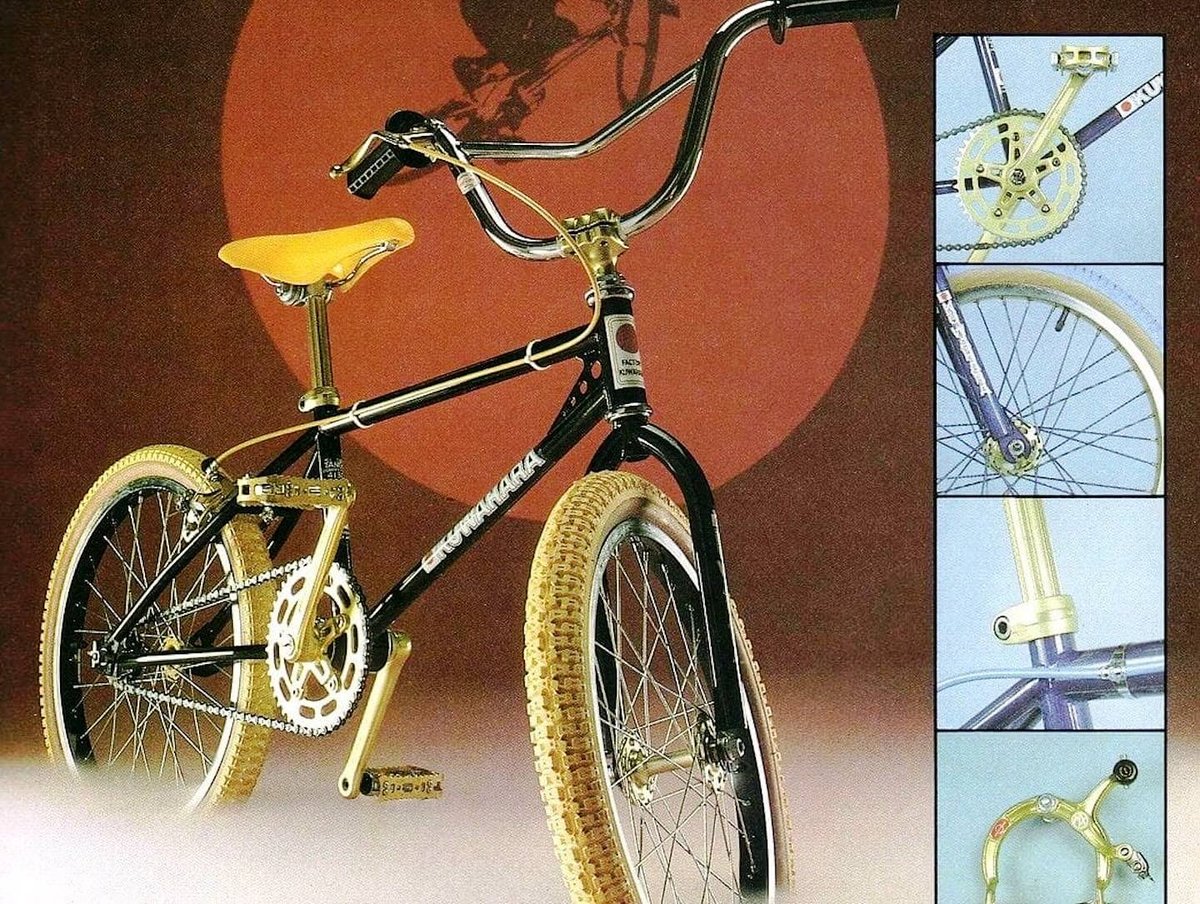 KUWAHARA BMXバイク シルバー/ゴールド　クロモリ KUWAHARA BMXバイク シルバー/ゴールドクロモリ