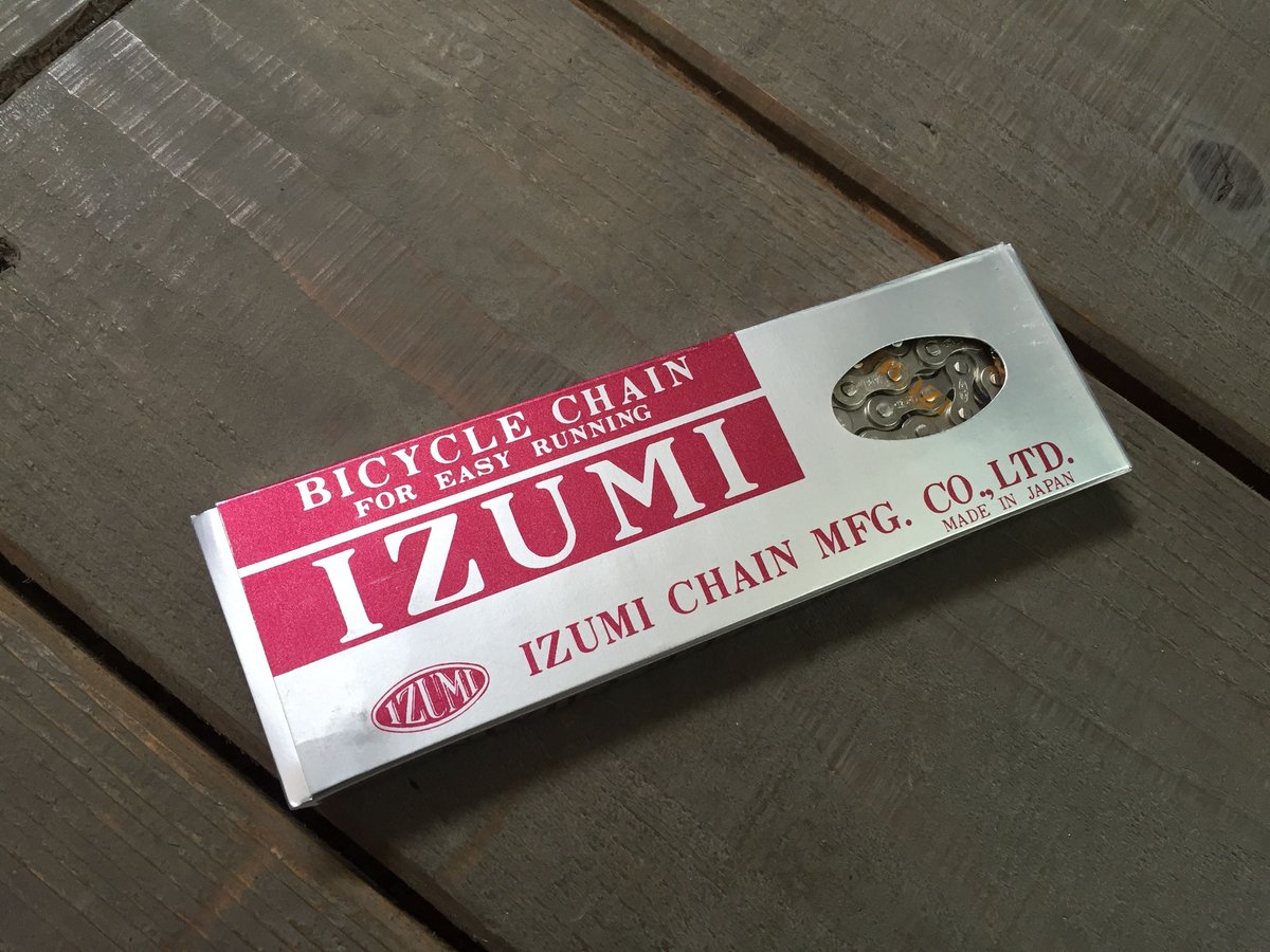 スリークロス無し　チェーンのみ IZUMI 3/32 バイシクルチェーン CP | IKKEI BIKES STORE