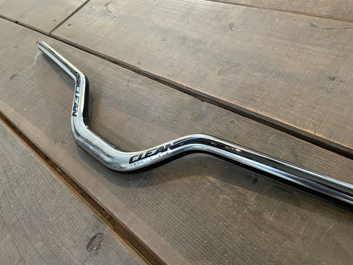 【新車外し未使用品】自転車トライアルカーボンハンドルCLEAN 103 CLEAN カーボンハンドルバー Chrome | IKKEI BIKES STORE