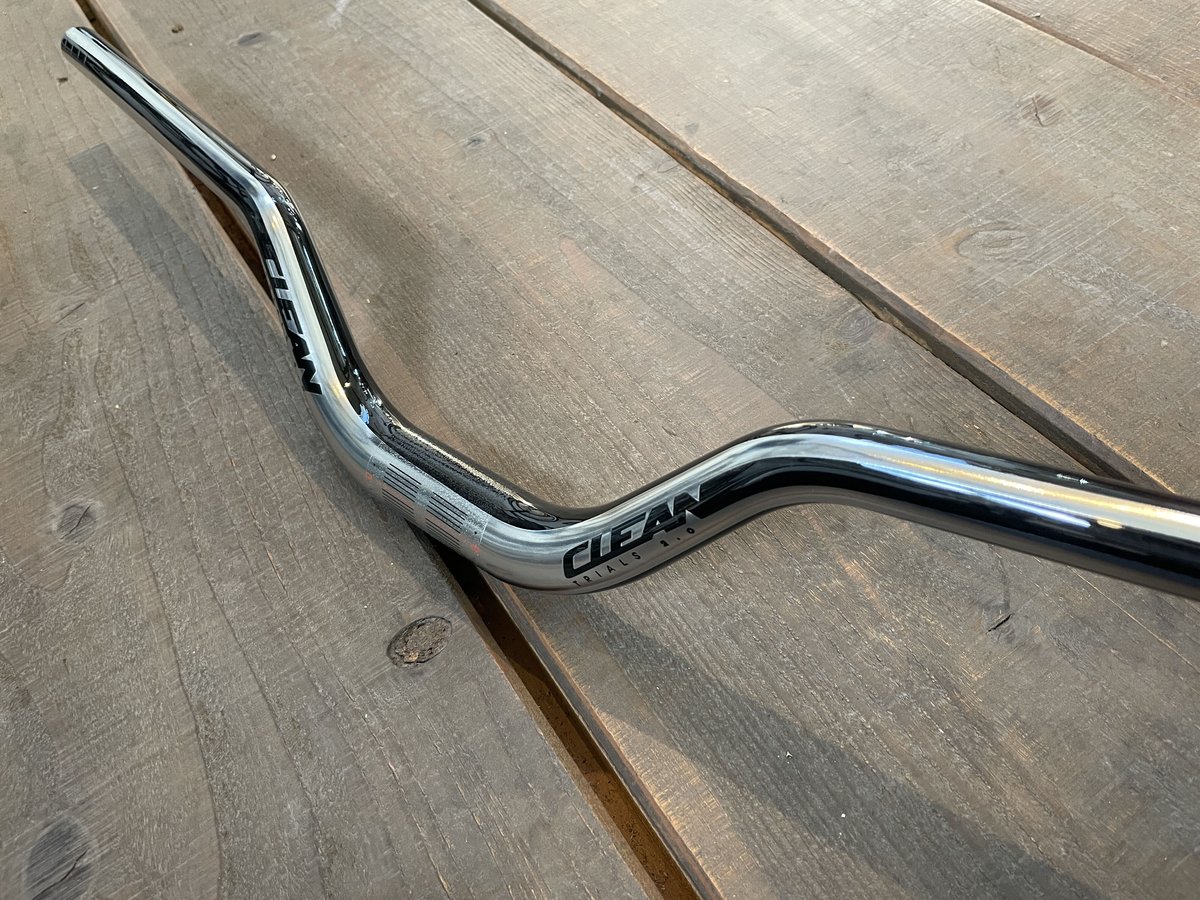 【新車外し未使用品】自転車トライアルカーボンハンドルCLEAN 103 CLEAN カーボンハンドルバー Chrome | IKKEI BIKES STORE