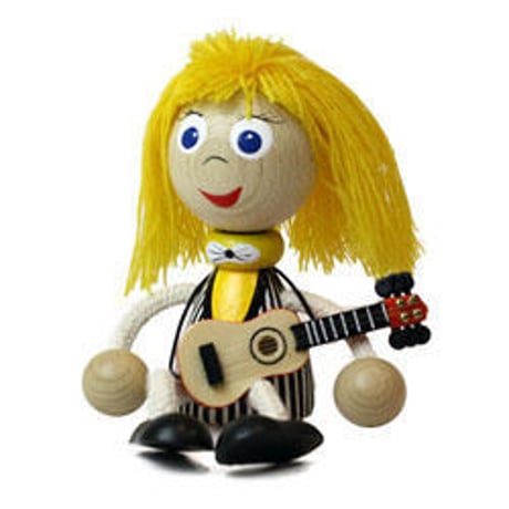 チェコおすわり人形 ギターリスト ABAfactory