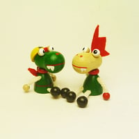 ミニ人形マグネット　ドラゴンのペア