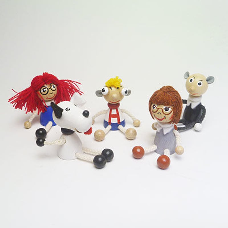 ミニ人形マグネット チェコキャラファミリー5体セット