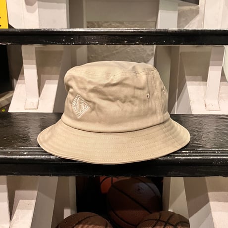 【ラス１】RUGGED ”rhombus" buckethat (Khaki)