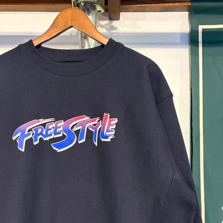 RUGGED ''FREESTYLE" heavy-weight sweat (Navy)