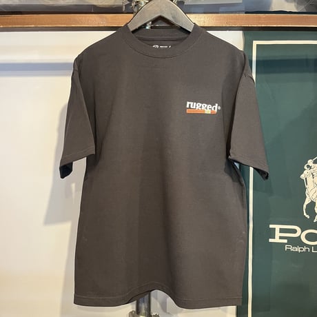 RUGGED "BLUNT" magnum weight big size tee ( Sumi / 9.1oz)