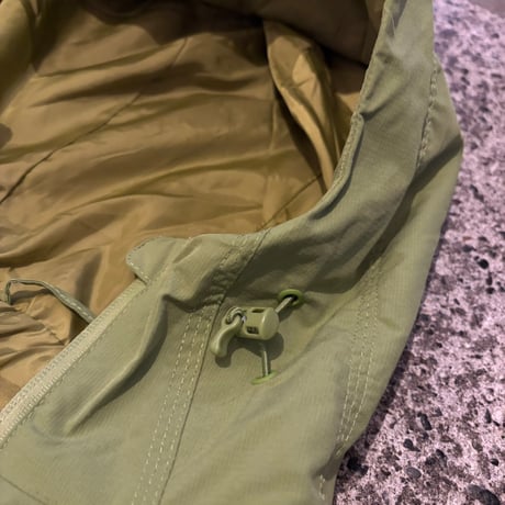 【web限定/ラス１】RUGGED®︎ teflon-coated water-repellent hooded jacket (Lime green)