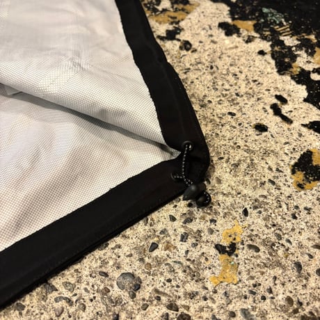 【ラス１】RUGGED®︎ teflon-coated water-repellent technical jacket with dual layer pockets(Black)