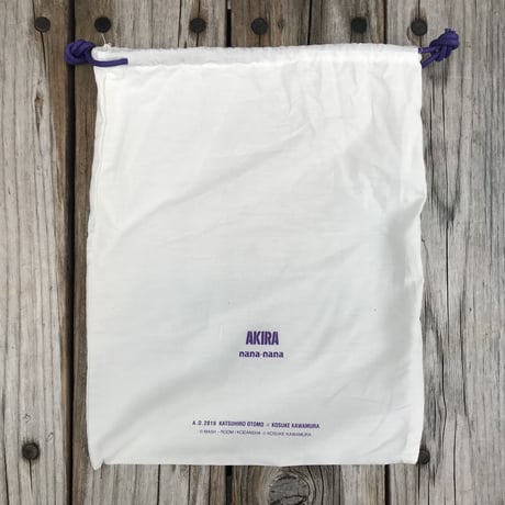 【残り僅か】AKIRA Art of Wall x nana-nana A5 Clear Bag (Purple)