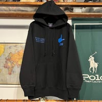 【残り僅か】RUGGED × 田中稔也  "TOSHIYA TANAKA J.LEAGUE 200 matches" heavy-weight sweat hoodie (Black/12.0oz)