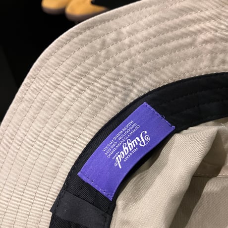 【ラス１】RUGGED ”rhombus" buckethat (Khaki)