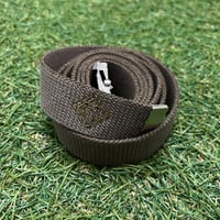 【ラス１】RUGGED "rhombus logo" G.l.belt (Dark Gray)