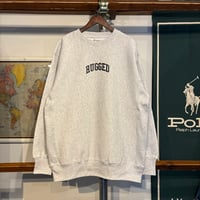 【ラス１】RUGGED "SMALL ARCH" heavy weight sweat(Ash/Black/12.0oz)
