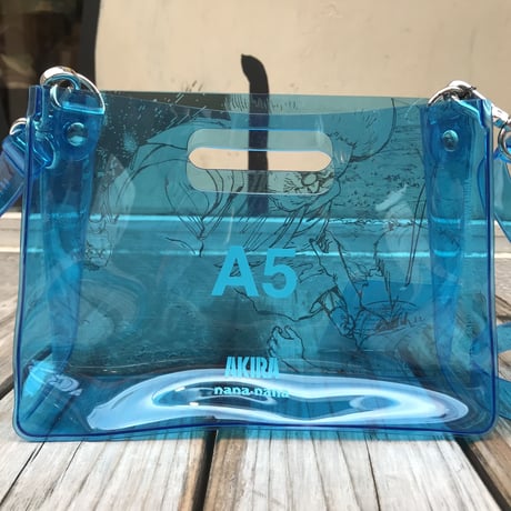 【ラス１】AKIRA Art of Wall x nana-nana A5 Clear Bag (Blue)