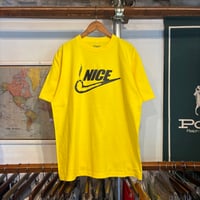【残り僅か】RUGGED ”NICE" tee (Yellow/5.6oz)