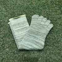【ラス1 】F.K.M cotton pile 5fingers Socks(LightGreen)