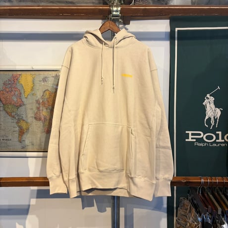 【ラス１】RUGGED "ラギッドは罪を取り消す” heavy-weight hoodie(Cream/12.0oz)
