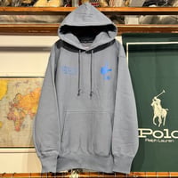 【残り僅か】RUGGED×田中稔也 "TOSHIYA TANAKA J.LEAGUE 200matches" heavy-weight sweat hoodie(Stone Blue/12.0oz)