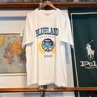 【ラス１】RUGGED × Mariya Miyakoshi ''BLUELAND UNIV'' tee(White/6.2oz)
