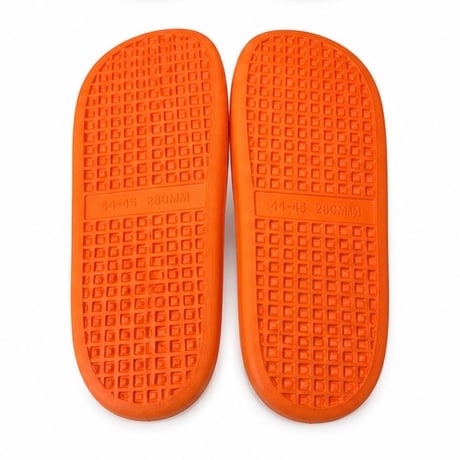 RUGGED®︎ ''rhombus Logo''Recovery Slide Sandals (Orange)