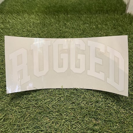 RUGGED "ARCH LOGO" Cutting Sticker.
