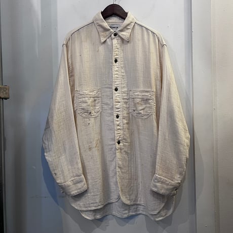 【used】BOWWOW THE BOWWOW JOURNAL GAUZE SHIRT AGED (XL)
