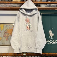 【残り僅か】RUGGED "POLO MONROE" heavy-weight sweat hoodie (Ash/12.0oz)