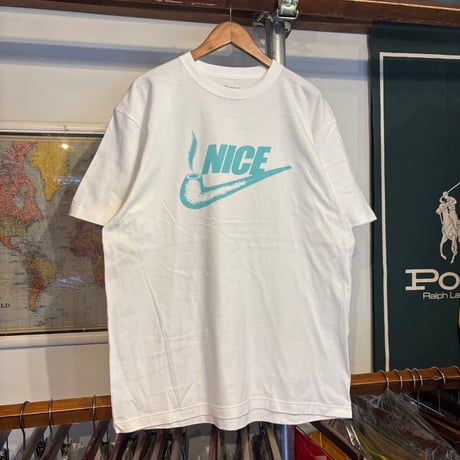【残り僅か】RUGGED ”NICE" tee (White/5.6oz)
