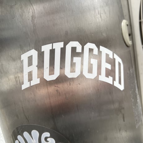 RUGGED "ARCH LOGO" Cutting Sticker.