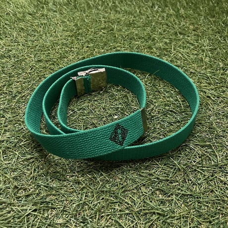 【web限定】RUGGED "rhombus logo" G.l.belt (green)