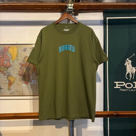 【残り僅か】RUGGED ”SMALL ARCH" tee (City Green/5.6oz)