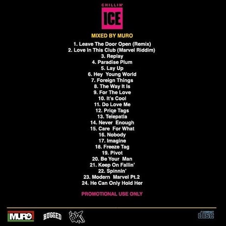 DJ MURO × RUGGED "CHILLIN' ICE 2022" mix CD (24曲)