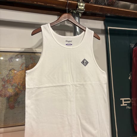 RUGGED "rhombus" tanktop(White)