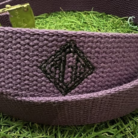 【web限定】RUGGED "rhombus logo" G.l.belt ( purple)