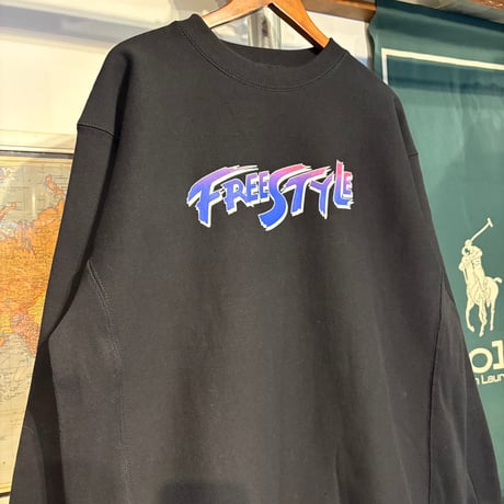 RUGGED "FREESTYLE" heavy-weight sweat (Black)
