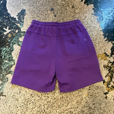 【ラス１】RUGGED heavy-weight sweat shorts(Purple/XL)