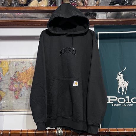 【ラス１】RUGGED on vintage/Carhartt ''SMALL ARCH" LOOSE FIT heavy-weight hoodie (M)