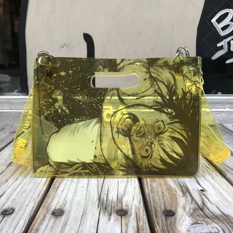 【ラス1 】AKIRA Art of Wall x nana-nana A5 Clear Bag (Yellow)