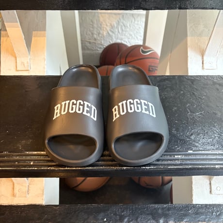【ラス１】RUGGED "ARCH LOGO” grip sandal (Black)