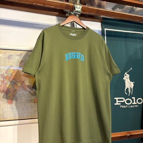 【残り僅か】RUGGED ”SMALL ARCH" tee (City Green/5.6oz)