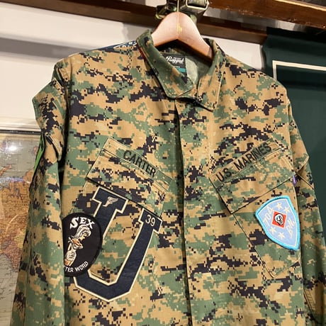 【ラス１】RUGGED HYBRID REMAKE military jacket(L)