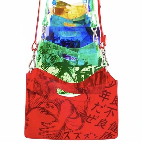 【Web限定】AKIRA Art of Wall x nana-nana A4 Clear Bag (Purple)